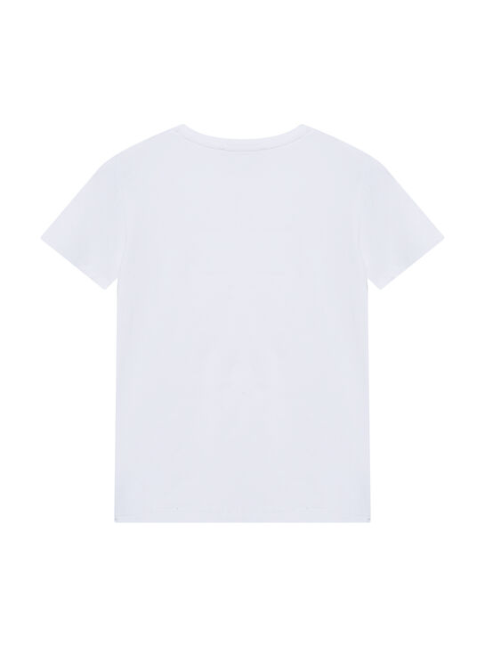 Футболка с лого в тон, белая Patrizia Pepe , арт.  | Фото 2