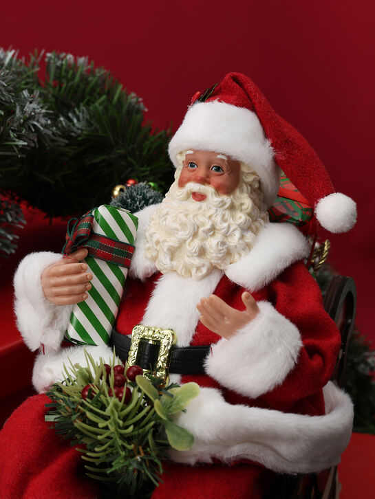 Новогодний сувенир Санта в санях 28Xx16×26 см Timstor , арт.  | Фото 4