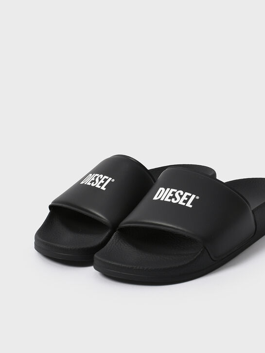 Шлепанцы черного цвета Diesel , арт.  | Фото 6