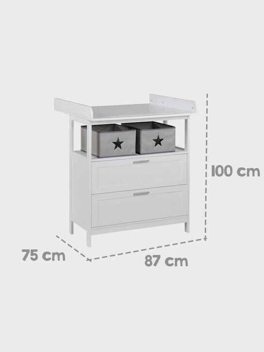 Пеленальный комод с ящиками Hamburg, белый Roba , арт.  | Фото 8