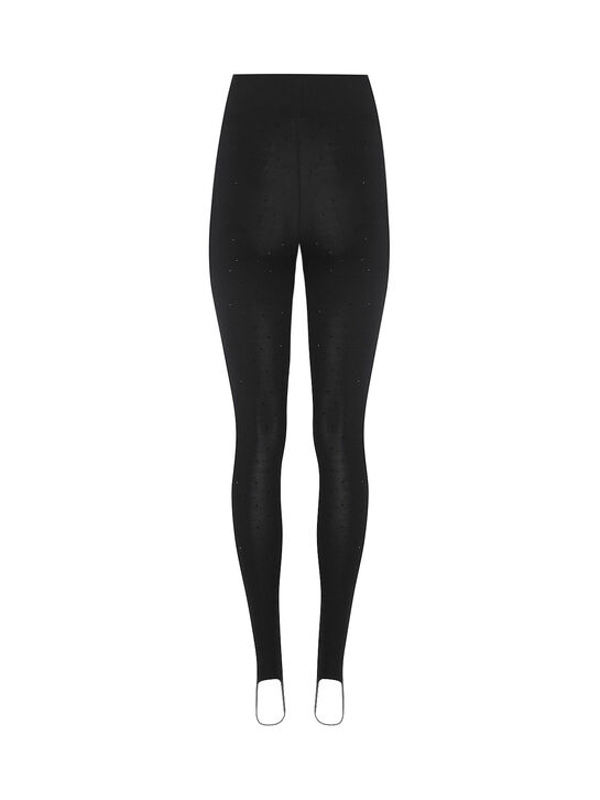 Леггинсы со стразами, черные Flashin , арт.  | Фото 6