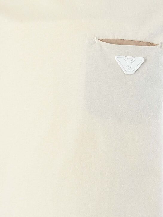 Футболка бежевая с карманом Emporio Armani , арт.  | Фото 3