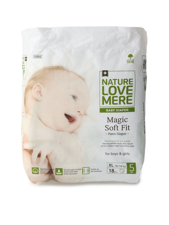 Трусики-подгузники супер мягкие Magic Soft, размер XL 10-14 кг NATURE LOVE MERE , арт.  | Фото 1