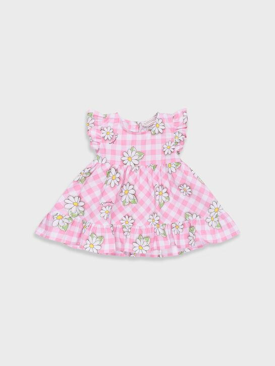 Комплект из платья и шорт в клетку Monnalisa , арт.  | Фото 2