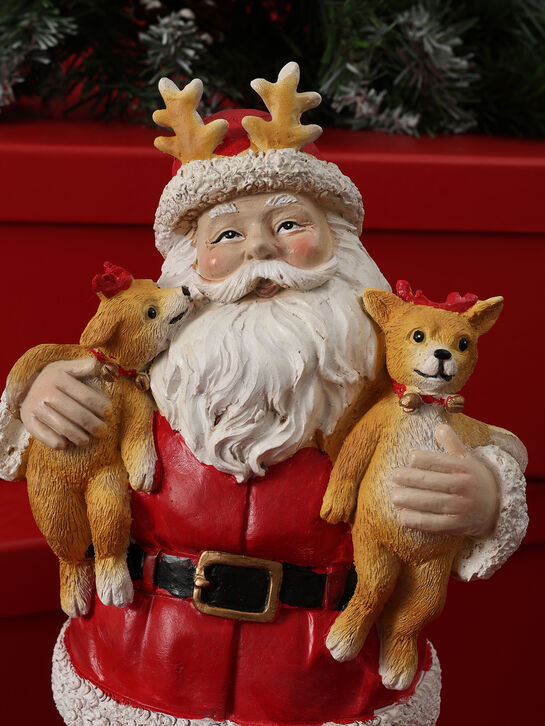 Новогодний сувенир Санта с собакой 14,7×11,3×32 см Timstor , арт.  | Фото 4