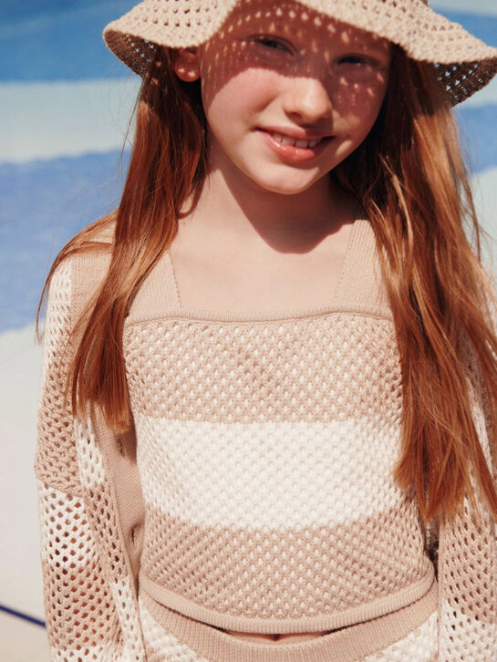 Топ вязаный в полоску Max&Co , арт.  | Фото 2