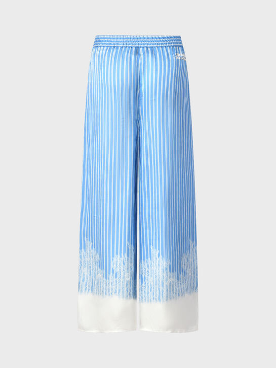 Брюки в полоску с узором внизу Ermanno Scervino , арт.  | Фото 2