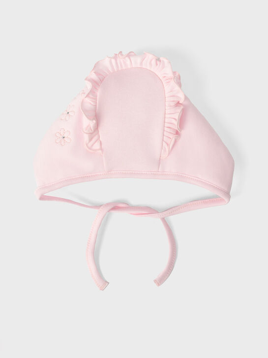 Розовая шапка с вышивкой Jan&Sofie , арт.  | Фото 2