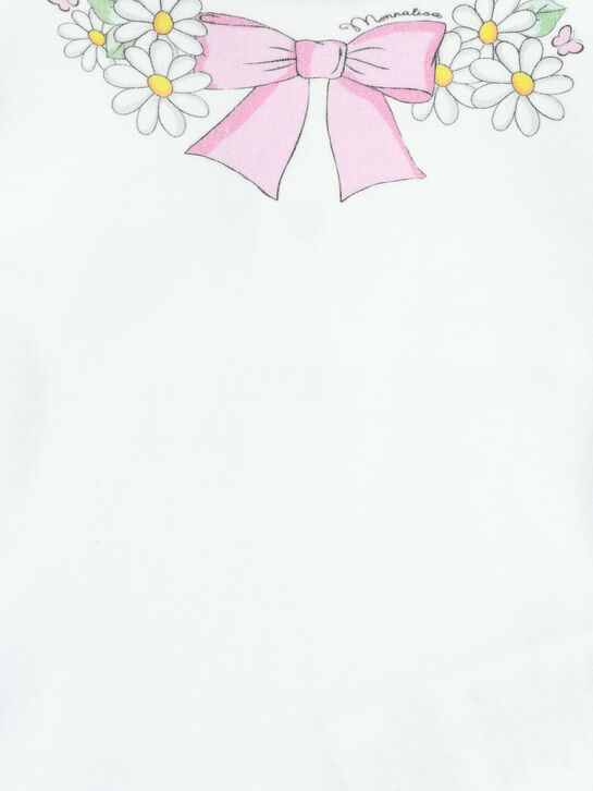 Комплект: боди с бантиком и цветами + розовая юбка Monnalisa , арт.  | Фото 8
