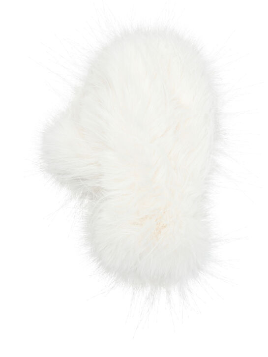 Варежки из эко-меха, белые Flashin , арт.  | Фото 1