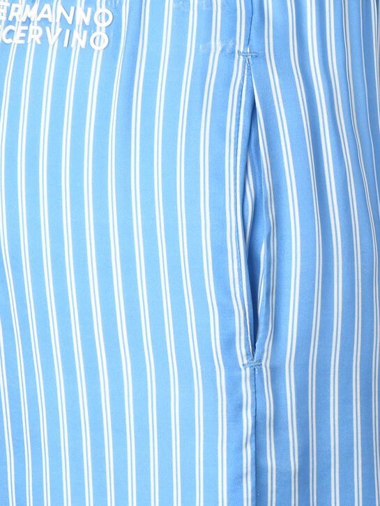 Брюки в полоску с узором внизу Ermanno Scervino , арт.  | Фото 3