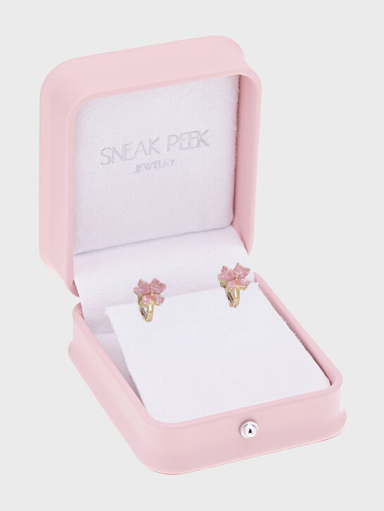 Серьги-кликеры, позолота Sneak Peek , арт.  | Фото 3