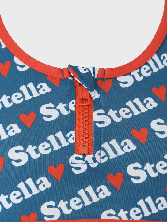 Купальник раздельный с логотипом, синий Stella McCartney , арт.  | Фото 6