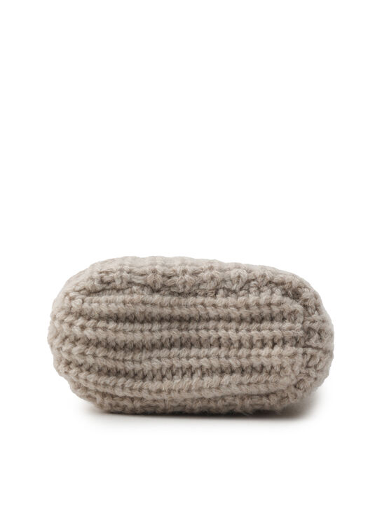 Пинетки вязаные, бежевые Maglificio di Verona , арт.  | Фото 7