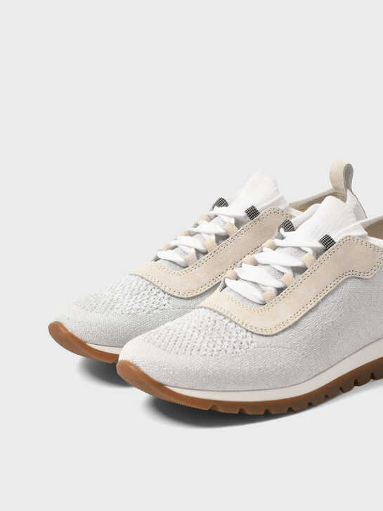 Кроссовки с декором из манили Brunello Cucinelli , арт.  | Фото 7