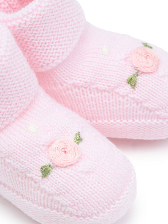 Пинетки из шерсти, розовые Tomax , арт.  | Фото 4