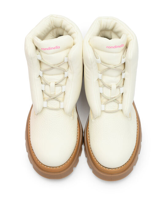 Ботинки с флисовой подкладкой, кремовые Rondinella , арт.  | Фото 4