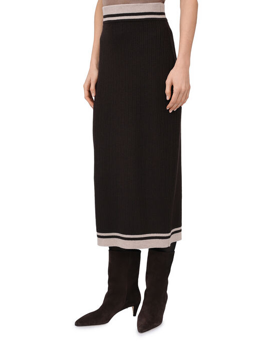 Юбка-карандаш, коричневая Panicale , арт.  | Фото 4