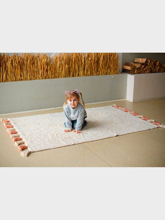 Хлопковый ковер Colorful White Pink 120x180 см Lillaland , арт.  | Фото 5