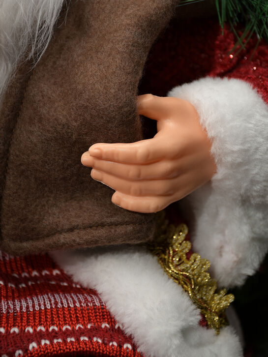 Новогодний сувенир Санта с подарками на крыше, LED, 52x52x61 см Timstor , арт.  | Фото 6