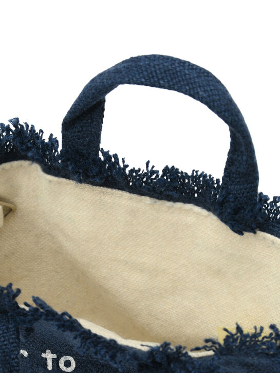 Синяя сумка изо льна Saint Barth , арт.  | Фото 5
