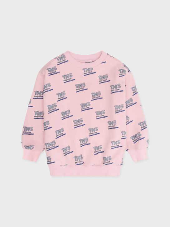 Свитшот розовый с лого The New Society , арт.  | Фото 1