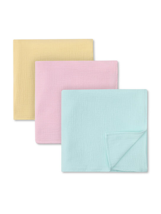 Комплект пеленок из муслина 3 шт, 120х120 см Jan&Sofie , арт.  | Фото 1