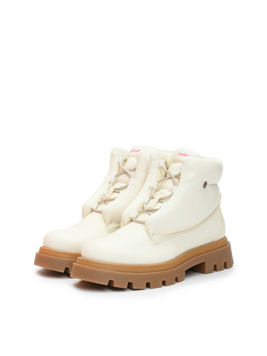 Ботинки с флисовой подкладкой, кремовые Rondinella , арт.  | Фото 2