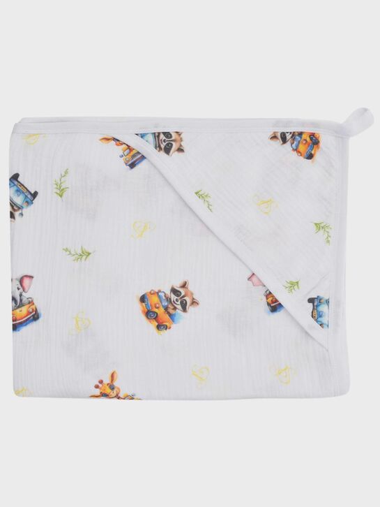 Полотенце муслиновое с капюшоном, 100x100 см Jan&Sofie , арт.  | Фото 2