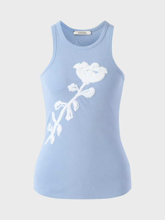 Топ с вышивкой, голубой Dorothee Schumacher , арт.  | Фото 1