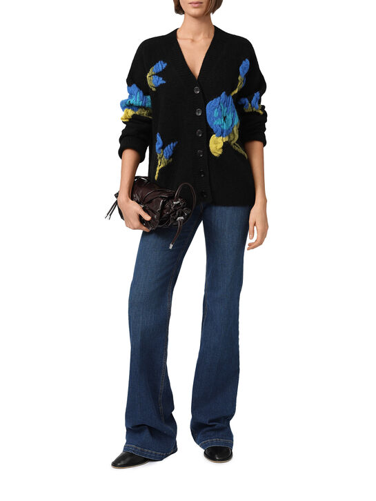 Кардиган с розами, интарсия Blumarine , арт.  | Фото 2