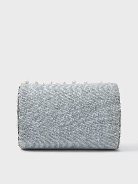 Сумка джинсовая с жемчугом Maison Ava , арт.  | Фото 5