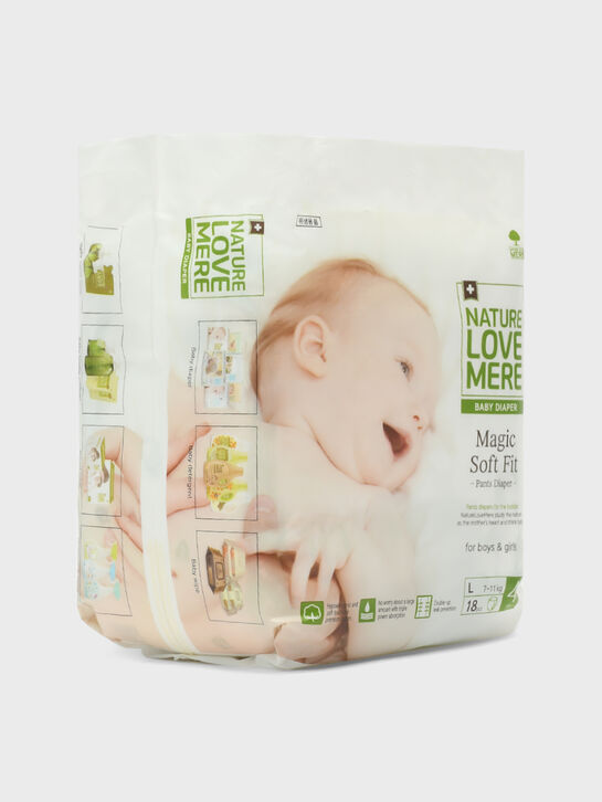 Подгузники-трусики супер мягкие MAGIC Soft L 7-11 кг, 18 шт NATURE LOVE MERE , арт.  | Фото 2