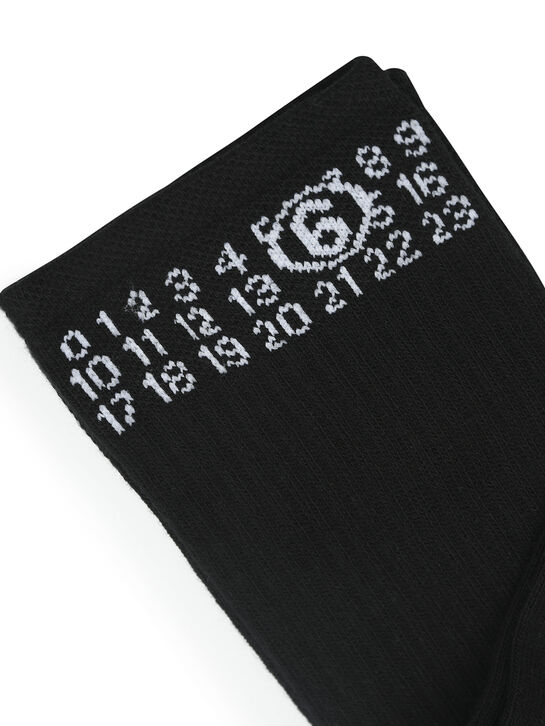 Носки с логотипом, черные MM6 , арт.  | Фото 2
