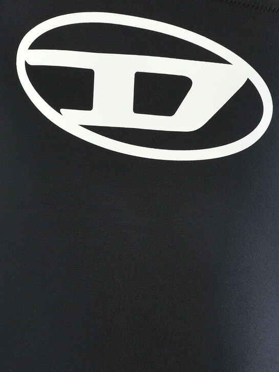 Купальник слитный на одно плечо с логотипом, черный Diesel , арт.  | Фото 3