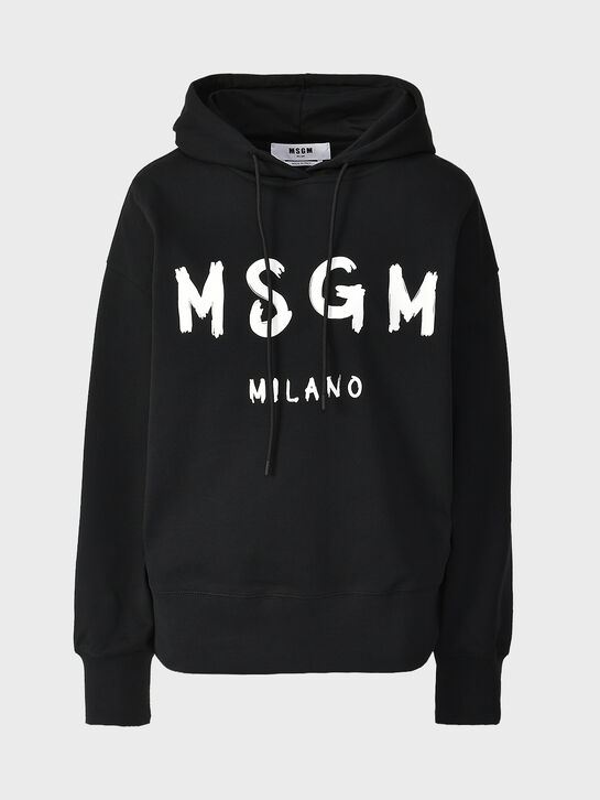 Базовая толстовка-худи, черная MSGM , арт.  | Фото 1