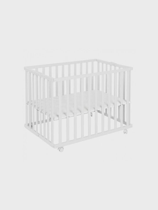 Манеж детский складной Foldable playpen белый, 74 х 100 см Roba , арт.  | Фото 1