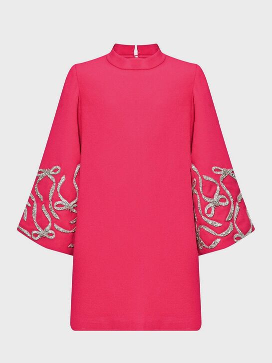 Платье с бантиками из страз на широких рукавах Maison Ava , арт.  | Фото 1