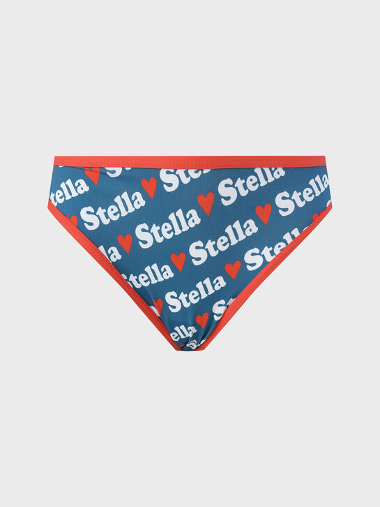 Купальник раздельный с логотипом, синий Stella McCartney , арт.  | Фото 4