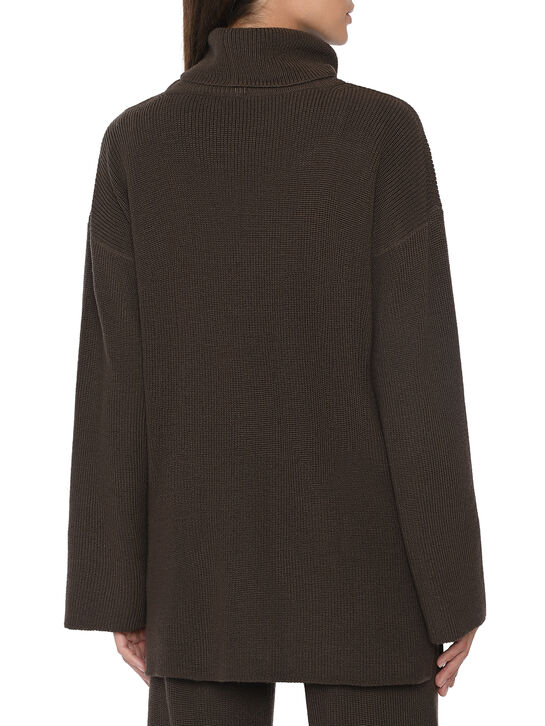 Свитер с широким воротником, коричневый Dan Maralex , арт.  | Фото 5