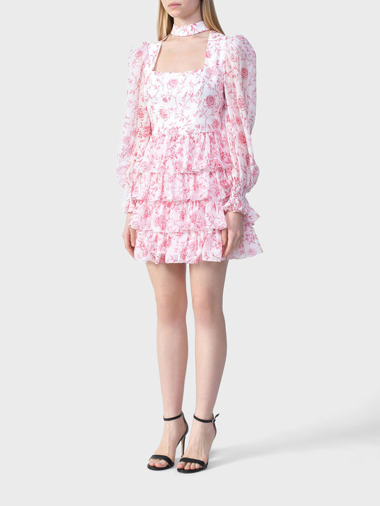 Мини-платье с цветочным принтом Roses & Lace , арт.  | Фото 4