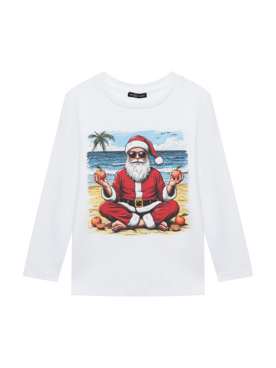 Пижама с принтом &quot;Дед Мороз на пляже&quot; Dan Maralex , арт.  | Фото 2