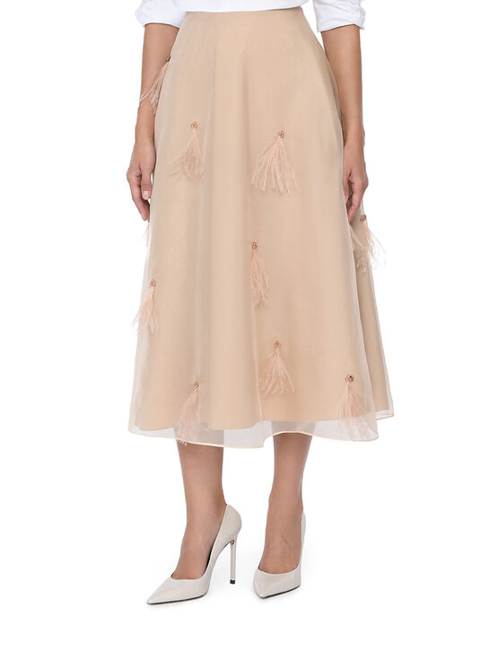 Юбка из шелковой органзы Dorothee Schumacher , арт.  | Фото 4