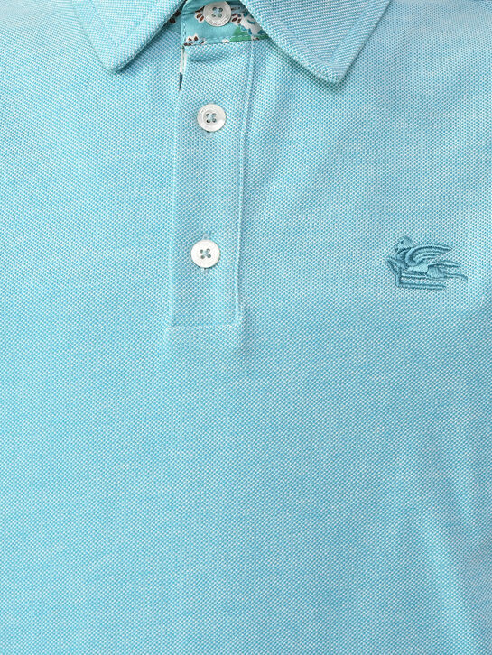 Футболка-поло с лого в тон Etro , арт.  | Фото 3