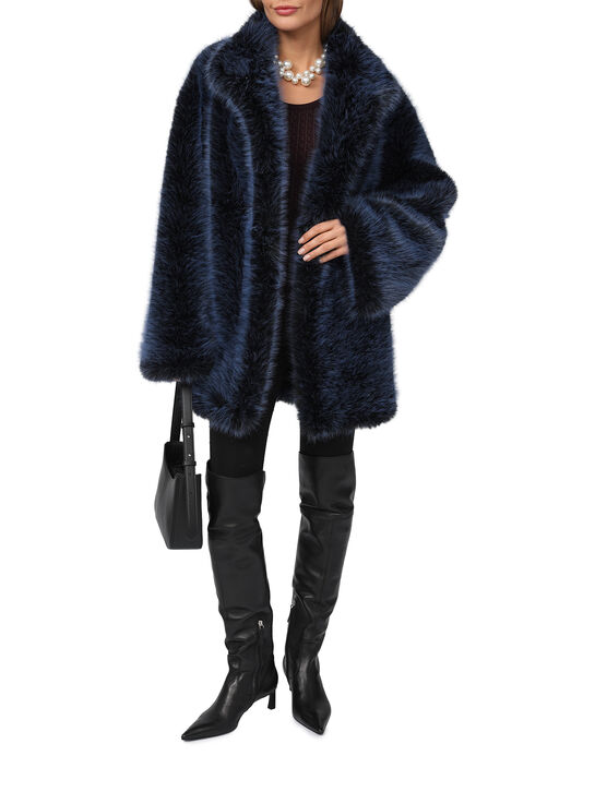 Пальто из эко-меха Flashin , арт.  | Фото 3