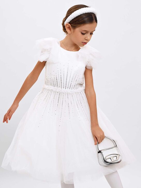 Ободок со стразами, белый Junona , арт.  | Фото 2