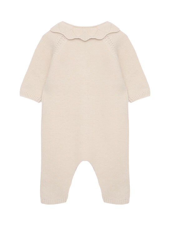 Комбинезон из кашемира, кремовый Oscar et Valentine , арт.  | Фото 2