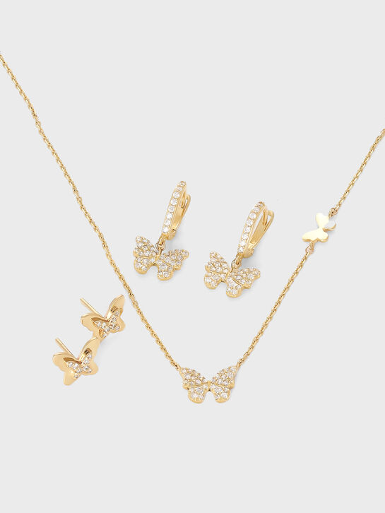 Колье &quot;Бабочка&quot;, золото 585 Sneak Peek , арт.  | Фото 3