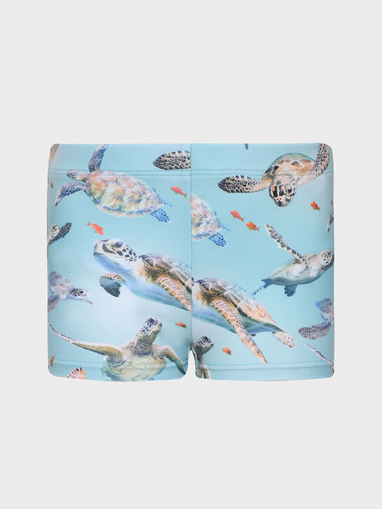 Плавки-шорты, принт черепашки Molo , арт.  | Фото 1