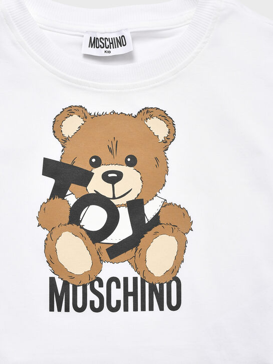 Комплект футболка+велосипедки, принт мишка Moschino , арт.  | Фото 3